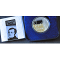 200 kr. 2008 Wergeland. Kv. Proof - Bilder er mynten/settet du f�r. Vurder ogs� fra bilder. 16,85 gr.92,5 % s�lv.  32 mm i diameter / Tore Rimstad: kr.  1,-
