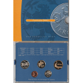 -12- Norske proofsett 2001 - 50 �re, 1-, 5-, 10- og 20 kroner / Numisma Mynthandel A/S: kr.  75,-