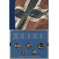 -16- Norske proofsett 2005 - 50 �re, 1-, 5-, 10- og 20 kroner / Numisma Mynthandel A/S: kr.  75,-