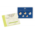 -20- Norske proofsett 2009 - 50 �re, 1-, 5-, 10- og 20 kroner / Numisma Mynthandel A/S: kr.  125,-