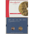 -24- Norske proofsett 2013 - 10 kroner, samt en medalje. / Numisma Mynthandel A/S: kr.  175,-