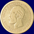 -18- 1 krone 1888, kv. 1/1-, kanthakk - Renset. / Numisma Mynthandel A/S: kr.  426,-