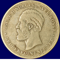 -7- 2 kroner 1897, kv. 1/1-, riper, sm� kh / Numisma Mynthandel A/S: NOK  315,-