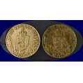 -28- Lott 2 stk. 2 kroner 1914 jubileum, kv. 1, 1/1+. - Sm� flekker p� begge. / Numisma Mynthandel A/S: NOK  1,-