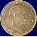-32- 2 kroner 1915, kv. 1/1+, riss. - Patina. Blf. rev. / Numisma Mynthandel A/S: kr.  1,-