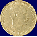 -34- 2 kroner 1917, kv. 1+/01. / Numisma Mynthandel A/S: NOK  77,-