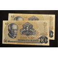 10 kr. 1984 C i * Kv. 0. Nr. rekkef�lge. Katv. kr. 80 - Bilder er sedlene. Usirkulert kv. 0.. Vurder ogs� fra bilder. Pris KJ�P N� er en(1) seddel. Du velger antall. Ved kj�p av flere er de i nr. rekkef�lge. IKKE SAL�R. / Tore Rimstad: NOK  40,-