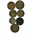-11- Lot. 7 stk Sveits, VK / Numisma Mynthandel A/S: kr.  100,-