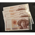 100 kr. 2006 * Kv. 0 * Nr rekkef�lge - Bilder er sedlene. Vurder ogs� fra bilder. Pris KJ�P N� er 1(en). seddel. Du velger antall. Ved kj�p av flere er de i nr. rekkef�lge. IKKE SAL�R. / Tore Rimstad: kr.  140,-