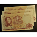 100 kr. 1977 F *Kv. 1+/01* Nr.rekkef. Katv. kr. 370* - Bilder er sedlene. Vurder ogs� fra bilder. Pris KJ�P N� er 1(en). seddel. Du velger antall. Ved kj�p av flere er de i nr. rekkef�lge. IKKE SAL�R. / Tore Rimstad: kr.  200,-