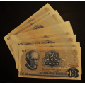 10 kr. 1979 B Y. Kv. 0-, Katv. kr.80. Nr. rekkef�lge - Bilder er sedlene. Usirkulert. Vurder ogs� fra bilder. Pris KJ�P N� er en(1) seddel. Du velger antall. Ved kj�p av flere er de i nr. rekkef�lge. IKKE SAL�R. / Tore Rimstad: kr.  45,-