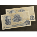 10 kr. 1983 C E * Kv. 0 * Nr. rekkef. Katv. kr. 80 - Bilder er sedlene. Pris KJ�P N� er en (1) seddel.Ved kj�p av flere er de i nr. rekkef�lge. Du velger antall. IKKE SAL�R. / Tore Rimstad: kr.  45,-