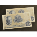 10 kr. 1983 C Y * Kv. 0 * Nr. rekkef. Katv. kr. 80 - Bilder er sedlene. Pris KJ�P N� er en (1) seddel.Ved kj�p av flere er de i nr. rekkef�lge. Du velger antall. IKKE SAL�R. / Tore Rimstad: kr.  45,-