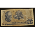 10 kr. 1972 Q� * kv. 1+ Katv. kr. 1500 ** - Bilder er seddelen du f�r. Vurder ogs� fra bilder. / Tore Rimstad: kr.  10,-