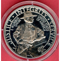 -14- Usa 1$ minnemynt (14), 2015 P, Proof, sm� fl. - 26,73 gram 0,900 s�lv. S�lvverdi pr 22. august er 495 kr. / Numisma Mynthandel A/S: kr.  1,-