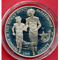 -16- Usa 1$ minnemynt (16), 1996 P, Proof, lett toning. - 26,73 gram 0,900 s�lv. S�lvverdi pr 22. august er 495 kr. / Numisma Mynthandel A/S: kr.  1,-