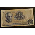 10 kr. 1979 HB  Erst. Kv. 01 - 0/01 * Katv. kr.280 * - Bilder er seddelen du f�r. Vurder ogs� fra bilder. / Tore Rimstad: kr.  10,-