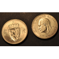 5 kr. 1963 kv. 0 *Direkte fra original rull.Katv. kr.500* - Bilder er rullen og fra myntene i rullen. Katv. NM kr. 500 ** IKKE SAL�R. / Tore Rimstad: NOK  250,-