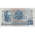 -23- 10 kroner 1973QR, erstatning, kv. god 1/1+ - Signatur Wold/�degaard / Numisma Mynthandel A/S: kr.  107,-