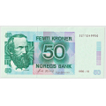 -37- 50 kroner 1990-VI, kv. 1+/01 - Signatur Sk�nland/Johansen / Numisma Mynthandel A/S: kr.  4,-