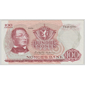 -38- 100 kroner 1972T, kv. 1/1- - Signatur Sk�nland/Johansen / Numisma Mynthandel A/S: kr.  129,-