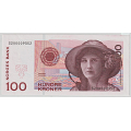 -42- 100 kroner 1995, kv. 0/01 - Signatur Storvik/Johansen / Numisma Mynthandel A/S: kr.  77,-