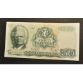 50 kr. 1981 Litra L * Kv. 0- * Katv. kr. 480 - Bilder er seddelen du f�r. Vurder ogs� fra bilder. IKKE SAL�R / Tore Rimstad: kr.  290,-