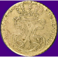 -14- 24 skilling 1751, kv. 1/1+ - NMD8, S3. Ex. auction.no, 09.2019. Frederik V. / Numisma Mynthandel A/S: kr.  950,-