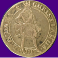 -27- Danmark, 4 mark (64 skilling) 1619, kv. 1+ - H106A, S28. Ex. BR, 1943/5041. Fint tonet eksemplar. Christian IIII. / Numisma Mynthandel A/S: kr.  1550,-