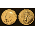 5 kr. 1969   Kv. 0 * Fra original rull. Katv. kr. 200 ** - Bilder er av myntene og rullen. Tas direkte fra rullen. Pris kj�p N� er en (1) mynt. Du velger antall. IKKE SAL�R. / Tore Rimstad: kr.  120,-