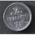 2 Skilling 1842 s�lv kv. 01 * Katv. kr. 800 - Bilder er mynten du f�r. Vurder og by fra bilder. / Tore Rimstad: kr.  80,-