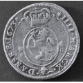 4 Mark 1673 * Kv. 1/1+ * Katv. kr. 7500 ** - bilder er mynten du f�r. Noen riss. Vurder ogs� fra bilder. / Tore Rimstad: NOK  788,-