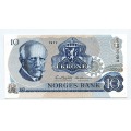 -2- 10 kroner 1972 QH, kv. 0/01 / Numisma Mynthandel A/S: kr.  600,-