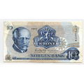 -6- 10 kroner 1972 QL, kv. 1- - Noe fargeavsmitting. / Numisma Mynthandel A/S: kr.  300,-