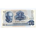 -24- 10 kroner 1976 QW, kv. 01 / Numisma Mynthandel A/S: kr.  250,-