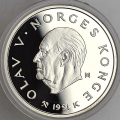 -22- Norge 50 kr 1991(2), kv. Proof. - OL. nr. 2 Illustrasjonsbilder. I kapsel. / Numisma Mynthandel A/S: kr.  1,-