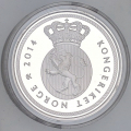 -44- 200 kr 2014, proof. - Illustrasjonsbilder, i kapsel. / Numisma Mynthandel A/S: NOK  100,-