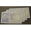 5 kr. 1963 K * Kv.0 til  0/0- . Katv. kr. 850 *Nr. rekkef�lge * - Bilder er sedlene. Pene usirkulert i kv.0 til  0-. Vurder ogs� fra bilder. Pris KJ�P N� er en (1) sedell. Ved kj�p a flere er de i nr. rekkef�lge.Du velger antall.IKKE SAL�R. / Tore Rimstad: kr.  450,-