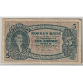 -8- 5 kroner 1927K, kv. 1- - Signatur: Cederholm / Numisma Mynthandel A/S: kr.  291,-
