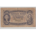 -20- 10 kroner 1936 V, kv. 1-/2, rifter, kantmangel. - Signatur: Meldashl Nielsen / Numisma Mynthandel A/S: kr.  1,-