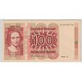 -27- 100 kroner 1988-VI, kv. 01 - Signatur: Sk�nland/Johansen / Numisma Mynthandel A/S: kr.  86,-