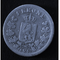 1 kr. 1892 * Kv. god 1 * Katv. kr. 1050 - Bilder er mynten du f�r. Vurder ogs� fra bilder / Tore Rimstad: kr.  100,-