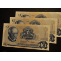 10 kr. 1984 C M * Kv. 0. Nr. rekkef�lge. Katv. kr. 80 - Bilder er sedlene. Usirkulert kv. 0.. Vurder ogs� fra bilder. Pris KJ�P N� er en(1) seddel. Du velger antall. Ved kj�p av flere er de i nr. rekkef�lge. IKKE SAL�R. / Tore Rimstad: kr.  40,-