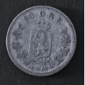 50 �re 1893 * kv. 1/1+  * Katv. kr. 675 ** - Bilder er mynten du f�r. Vurder ogs� fra bilder. / Tore Rimstad: kr.  70,-