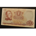 100 kr. 1968 X  Erst. kv. 01/  0/01 * Katv. kr. 940 * - Bilder er seddelen du f�r. Vurder ogs� fra bilder. / Tore Rimstad: kr.  111,-