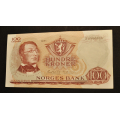 100 kr. 1971 X  Erst. kv. 01-0/01  * Katv. kr.940** - Bilder er seddelen du f�r. PEN. Vurder ogs� fra bilder. / Tore Rimstad: kr.  100,-