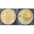 -6- Lott 2 stk. 10 �rer 1901, VK - NM94. Kv. 1 & 1-, pvc rester. / Numisma Mynthandel A/S: kr.  1,-