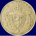 -22- 2 kroner 1906, kv. 1/1+, kh. - NM3 / Numisma Mynthandel A/S: kr.  1,-