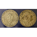 -26- Lott 2 stk. 2 kroner 1914 jub, kv. 1+. - NM11. M�rkere toning p� en. / Numisma Mynthandel A/S: kr.  1,-